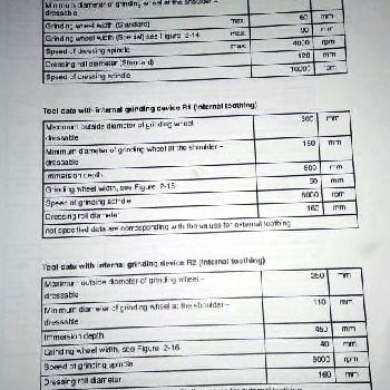 Hofler Rapid 800 Gear grinding machine