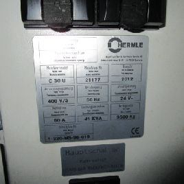 Hermle C 30 U Megmunkálási központ - 5 tengely
