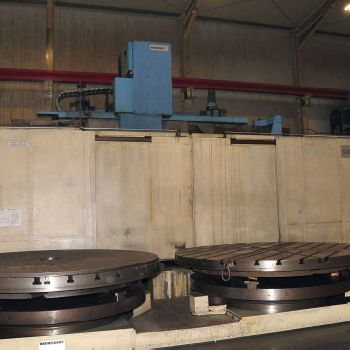 Schiess VMG 4-PWS vertical turret lathe Double Column with cnc