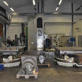 Used WMW AFT 130 P Table type boring machine CNC 2-pallet