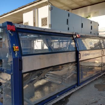 Krones Schrumpftunnel: Typ: 72/1-45-4500-S /Variopack-Verpacker: Typ: Variopack Compac Packing machine