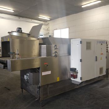 Krones Schrumpftunnel: Typ: 72/1-45-4500-S /Variopack-Verpacker: Typ: Variopack Compac Packing machine