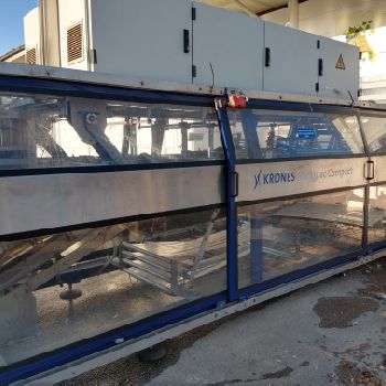 Krones Schrumpftunnel: Typ: 72/1-45-4500-S /Variopack-Verpacker: Typ: Variopack Compac Packing machine