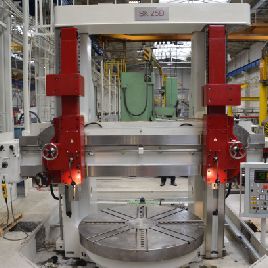 Čkd Blansko SK25B vertical turret lathe with cnc