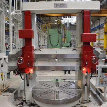 Čkd Blansko SK25B vertical turret lathe with cnc