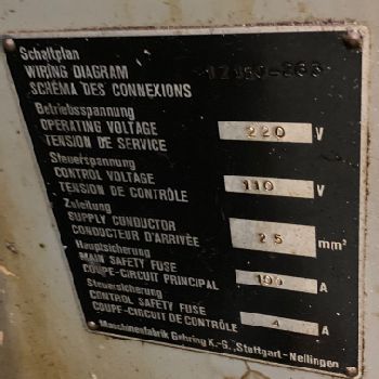 Used Gehring P3 350-45 Lapping finishing machine