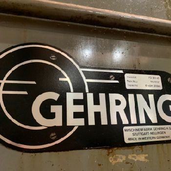 Used Gehring P3 350-45 Lapping finishing machine