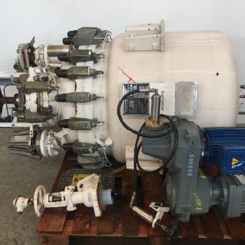 De dietrich glass-lined stirred reactor 268l