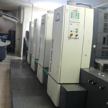 Man Roland 504 SW Offset four colours