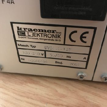 Kraemer uts4.1-12f Tablet tester