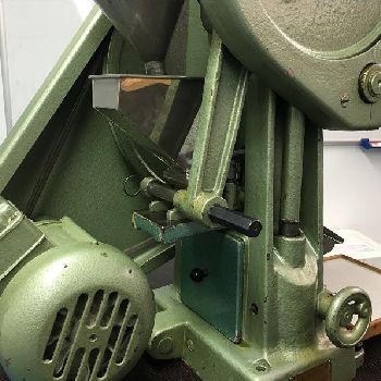 Used Korsch EK0 Single punch tablet press eccentric