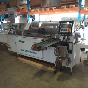 Hartmann SL-50 slicer and GBK 220 packaging machine