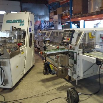Hartmann SL-50 slicer and GBK 220 packaging machine