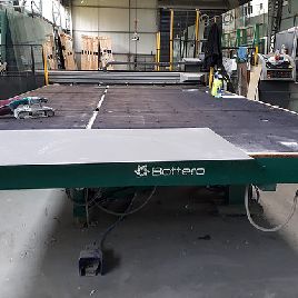 Bottero utting line regular (DLF) + LMT Low E amoladora Máquina de corte / ribete de vidrio