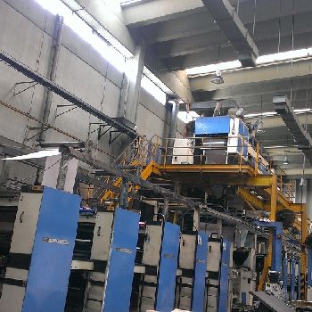 Harris 845 Web continuous printing press