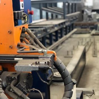 Peddinghaus Profile drilling line Automatic/ CNC turret drilling machine