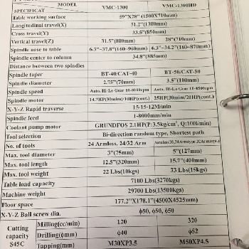 Matra VMC 1300HD Machining center - vertical