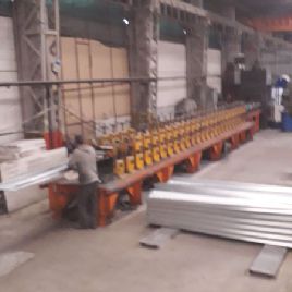 Turkish roll form steel planking machine