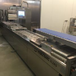 Marel, Carnitech, Baader, Fomaco Salmon processing line Skinning