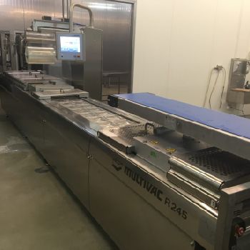 Marel, Carnitech, Baader, Fomaco Salmon processing line Skinning