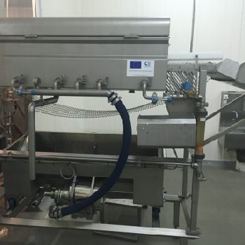 Marel, Carnitech, Baader, Fomaco Salmon processing line Skinning