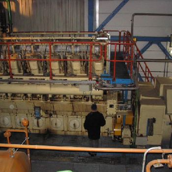 BHKW Marbach 12 VDG Generator – Power Plant - Complete Power Plant