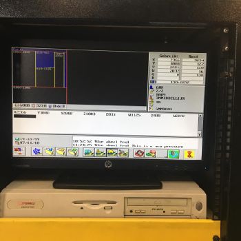 Bottero 352BCS Glass cutting / edging machine