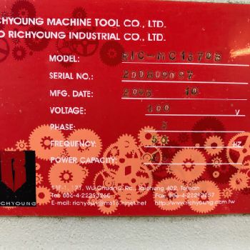 MicroCut 1370 B Machining center - vertical