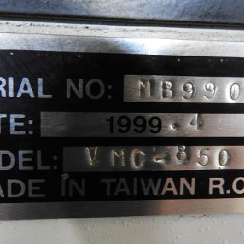 Johnford VMF-850 cnc vertical machining center