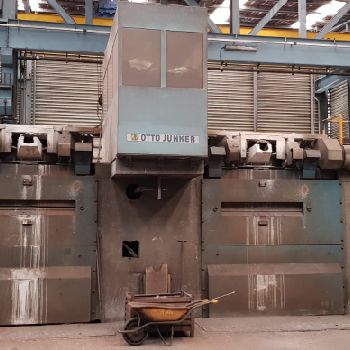 JUNKER 1500 KW Dual with 2 pcs of 3000 kg furnaces Industrial oven