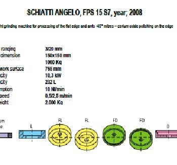 Schiatti Angelo FPS 15 S7 Straight grinding machine