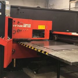 Amada Arcade 212 + LKI MP 250 autosheet loader CNC punching machine