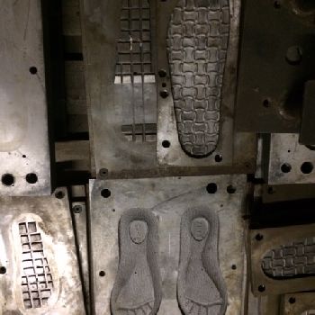 Offered for sale was complete shoe manufacturing plant