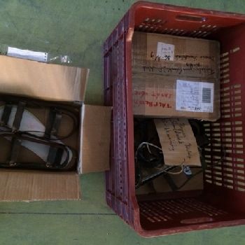 Offered for sale was complete shoe manufacturing plant