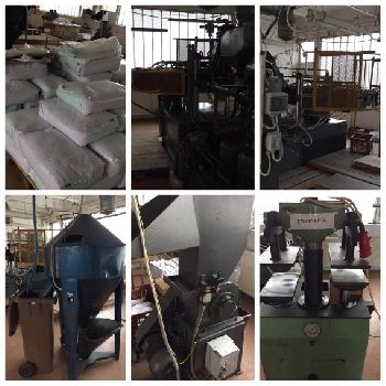 Offered for sale was complete shoe manufacturing plant