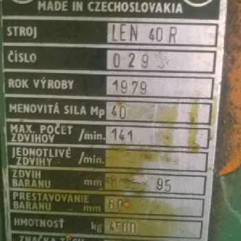 Eccentric Press SMERAL LEN 40 R