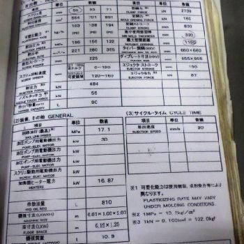 Nissei FN 6000 Injection moulding machine