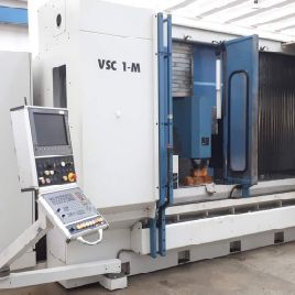 Axa VSC1-M vertical machining center, traveling column