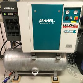 Renner ScrollLine SLDK-S 2,2 - 10 bar - Cuve 250 L Dry screw compressor
