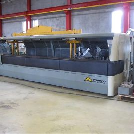 Used Emmegi Libra Pro TU/5 Alu-double cut circular saw