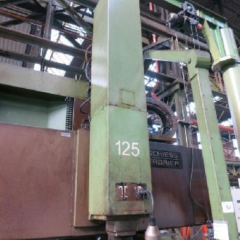 Schiess 16DS125 vertical turret lathe with cnc