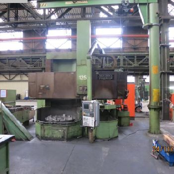 Schiess 16DS125 vertical turret lathe with cnc