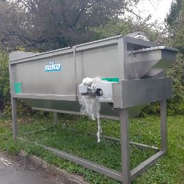 Lavadora de frutas y verduras de tambor rotativo, Niko industries