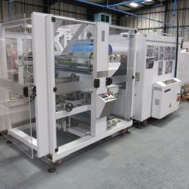 Marden Edwards HST95.40T2P + AS95.40FSR Shrink wrap machine