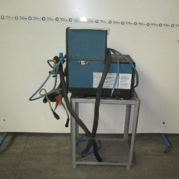 NORDSON 3400 sticker on stainless steel platform