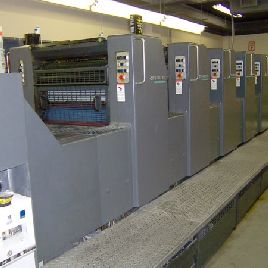 Heidelberg SM74-6P3 Offset Press Offset seis colores