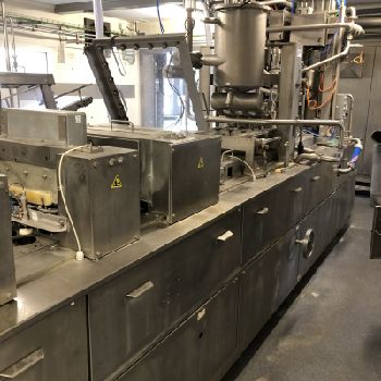 Ampack Ammann AA4-95 Cup filling, sealing and packaging line