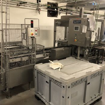 Ampack Ammann AA4-95 Cup filling, sealing and packaging line