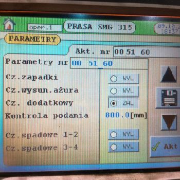 SMG DS315 1500/1300 metal press