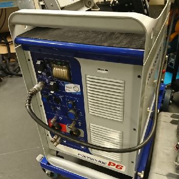 Polysoude P6 Orbital power source with NEW TS 8/75 TUBESHEET WELD HEAD